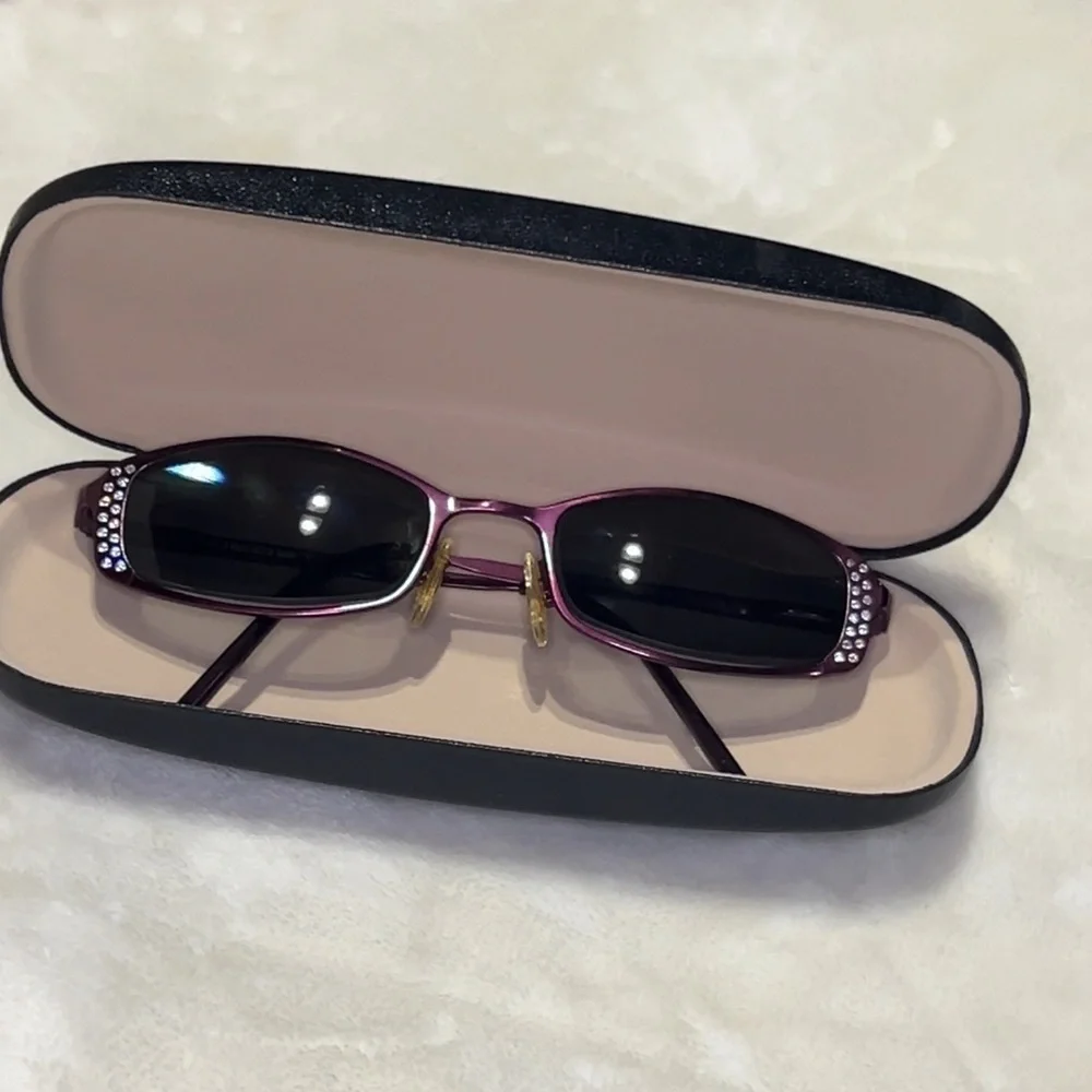 NEOSTYLE City Glasses Frame. Purple with Stone accents.